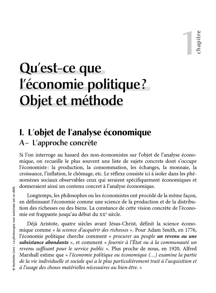 Fondamentaux - Économie politique 1
