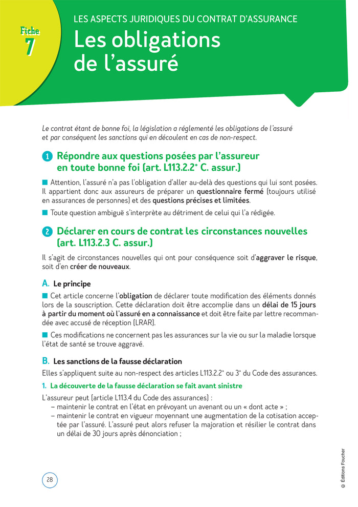 Le Volum' BTS - Assurance