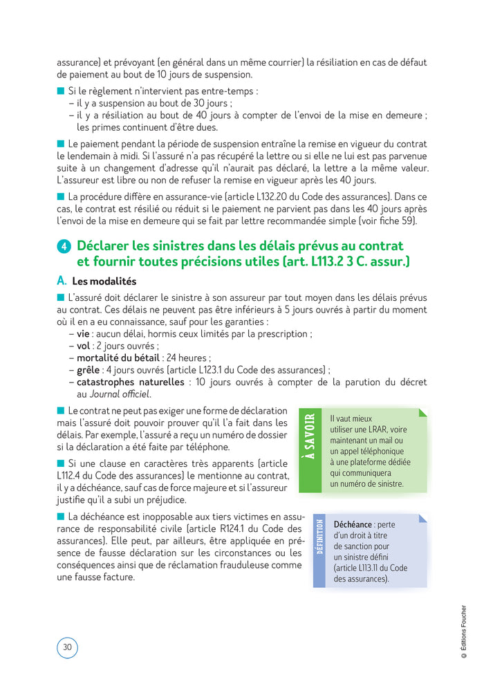 Le Volum' BTS - Assurance