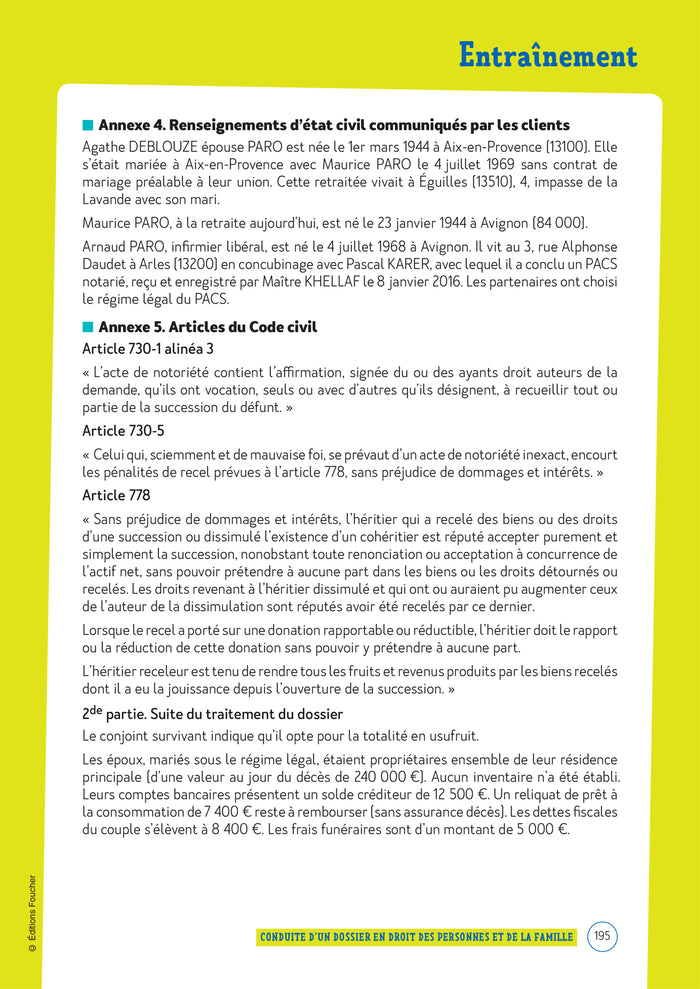 Le Volum' BTS - Collaborateur juriste notarial