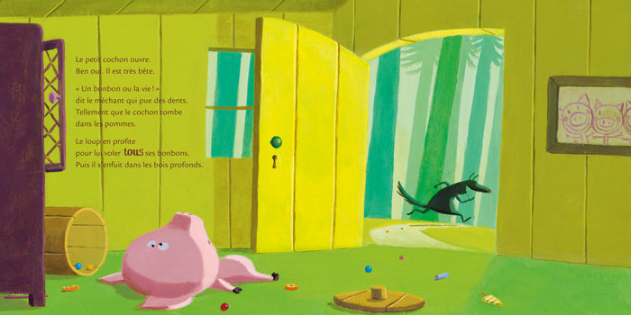 Le loup qui aimait trop les bonbons