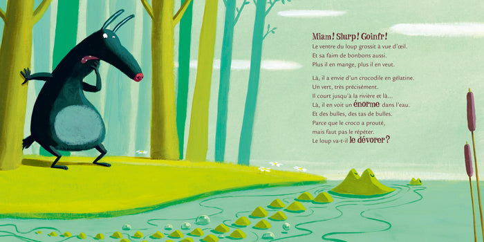 Le loup qui aimait trop les bonbons