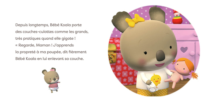 Bébé Koala - Sur le pot