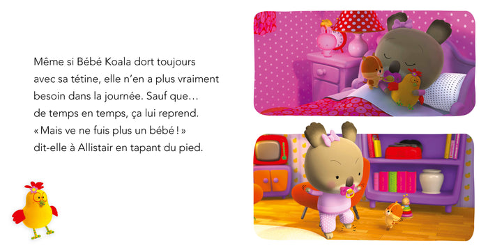 Bébé Koala n'a plus de tétine
