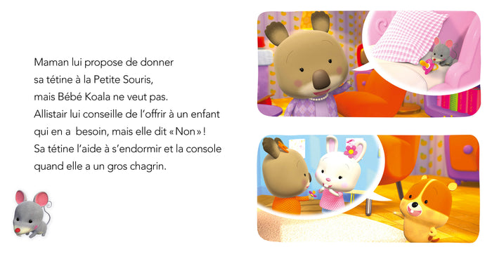 Bébé Koala n'a plus de tétine