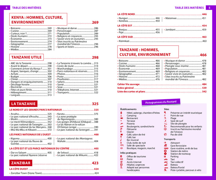 Guide du routard Kenya Tanzanie