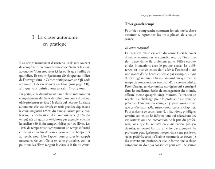 La prof qui murmure à l'oreille des ados