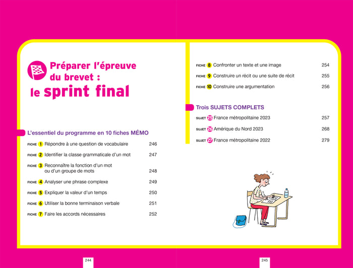 Annales du brevet Annabrevet 2024 Français 3e