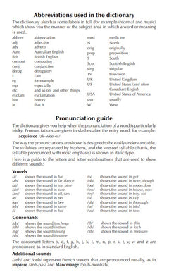 Dictionnaire anglais unilingue