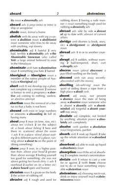 Dictionnaire anglais unilingue