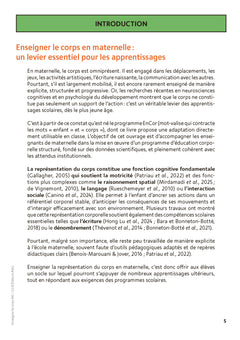 Enseigner le corps en maternelle MS-GS - + ressources numériques