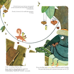 Petit écureuil cherche noisettes