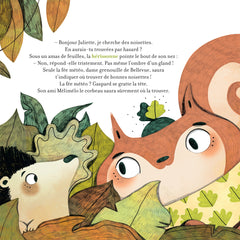 Petit écureuil cherche noisettes