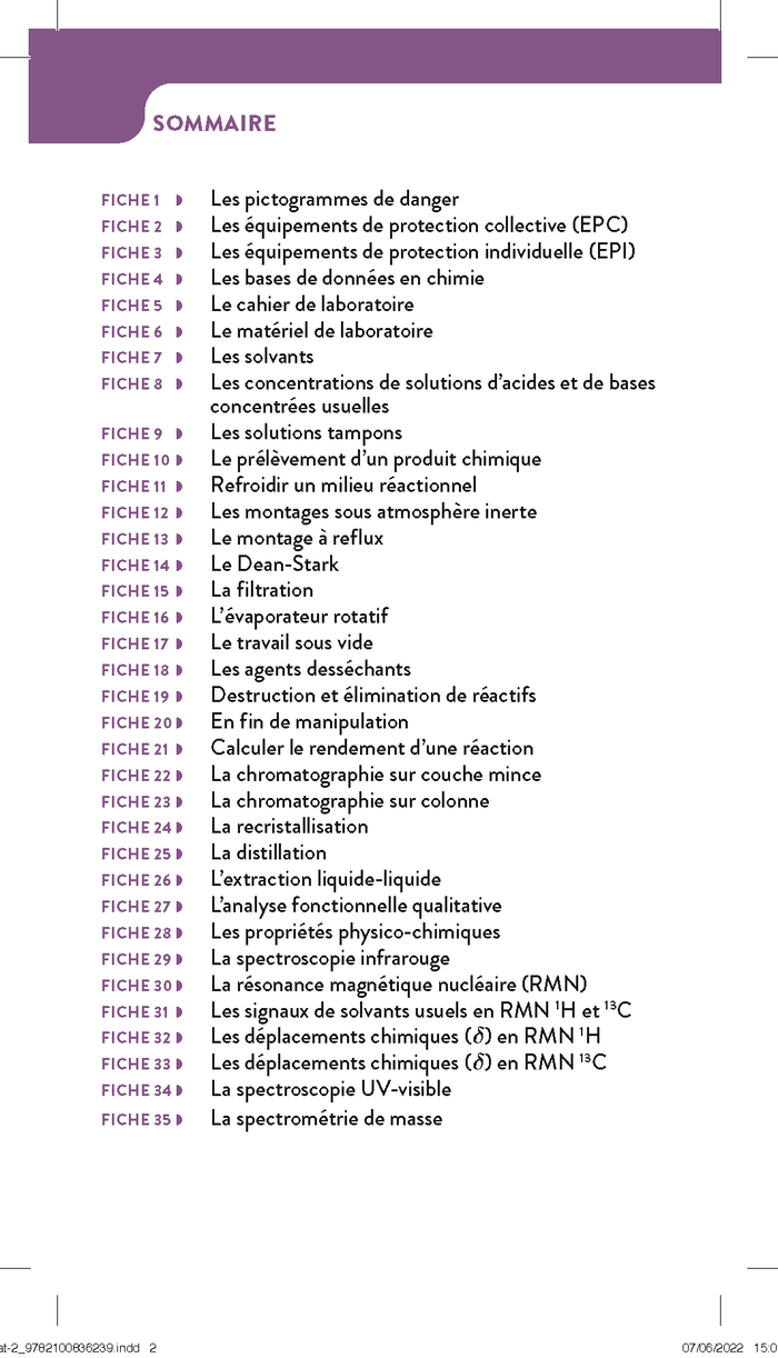 Chimie organique expérimentale