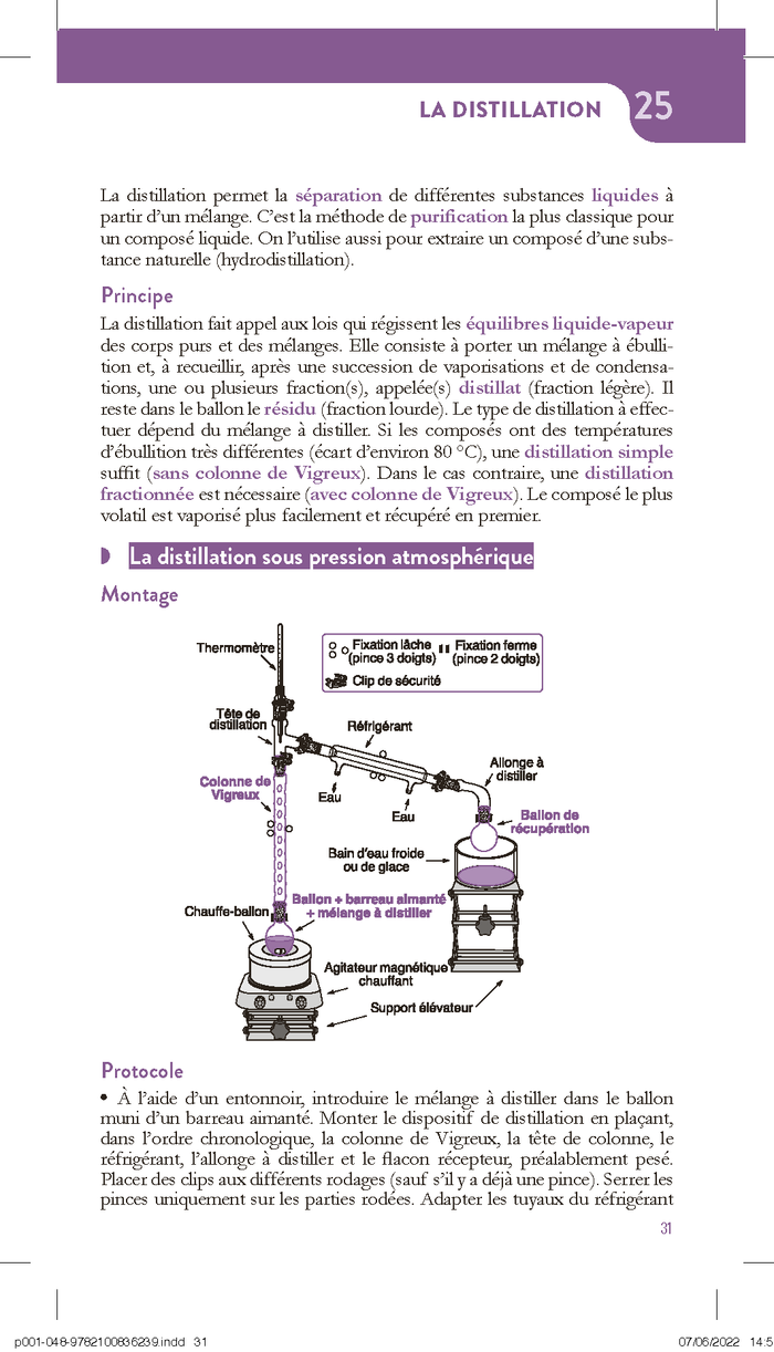 Chimie organique expérimentale