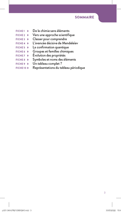 Le tableau périodique des éléments