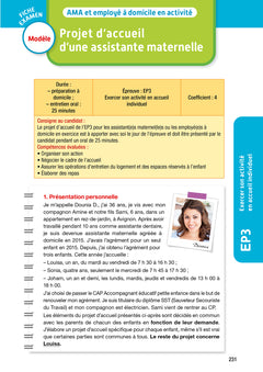 Objectif CAP Accompagnant Éducatif Petite Enfance, ANNALES