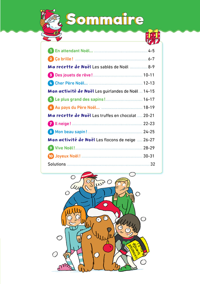 Mon cahier de Noël avec Sami et Julie