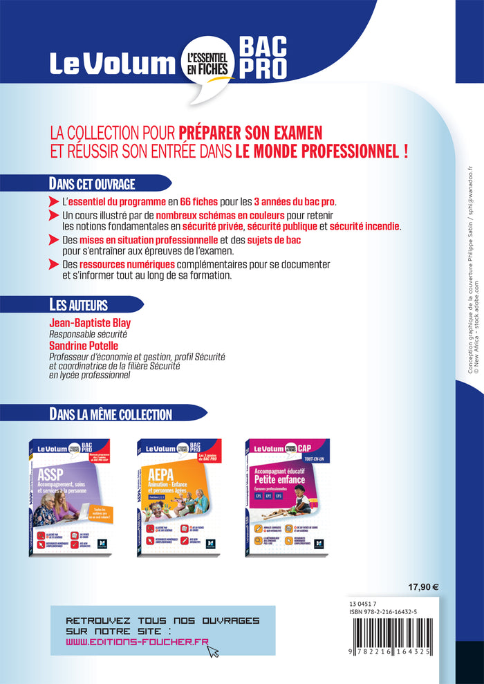 Le Volum' Bac pro - Métiers de la sécurité