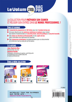 Le Volum' Bac pro - Métiers de la sécurité