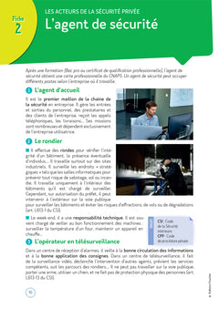 Le Volum' Bac pro - Métiers de la sécurité