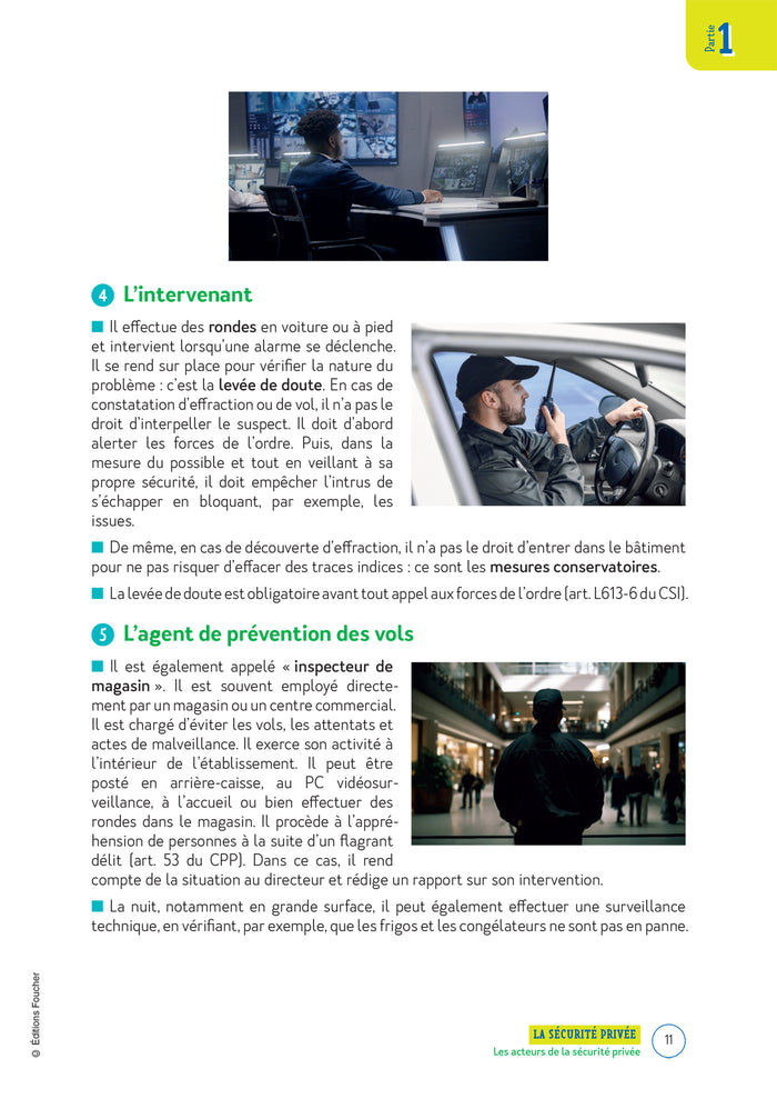 Le Volum' Bac pro - Métiers de la sécurité