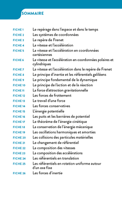 La mécanique du point