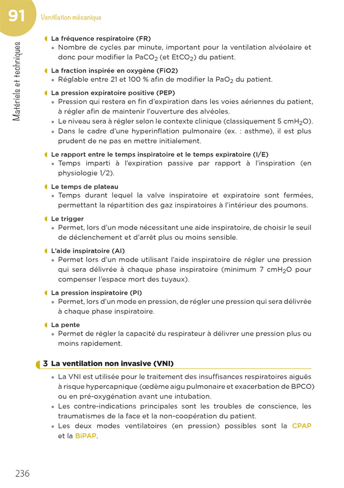 Urgences préhospitalières - Adultes - Examens et soins