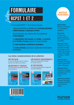 Formulaire BCPST 1 et 2