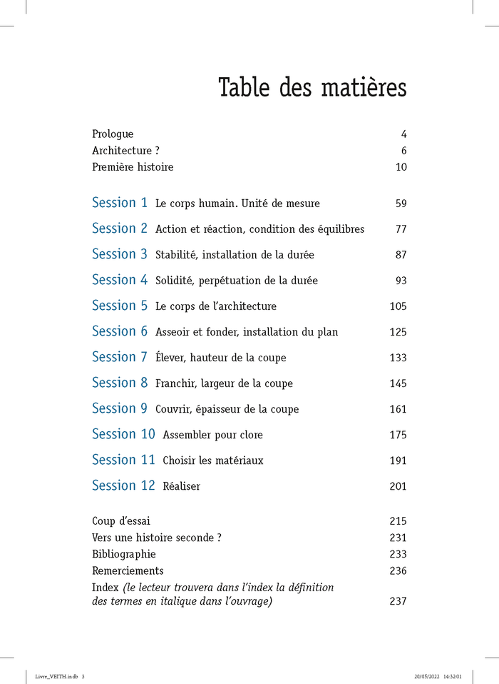 Douze lois d'architecture