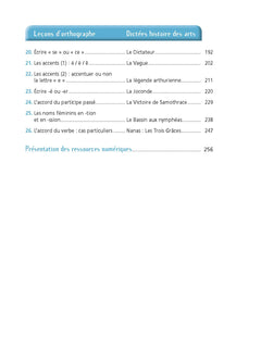 Dictées et histoire des arts - Cycle 3