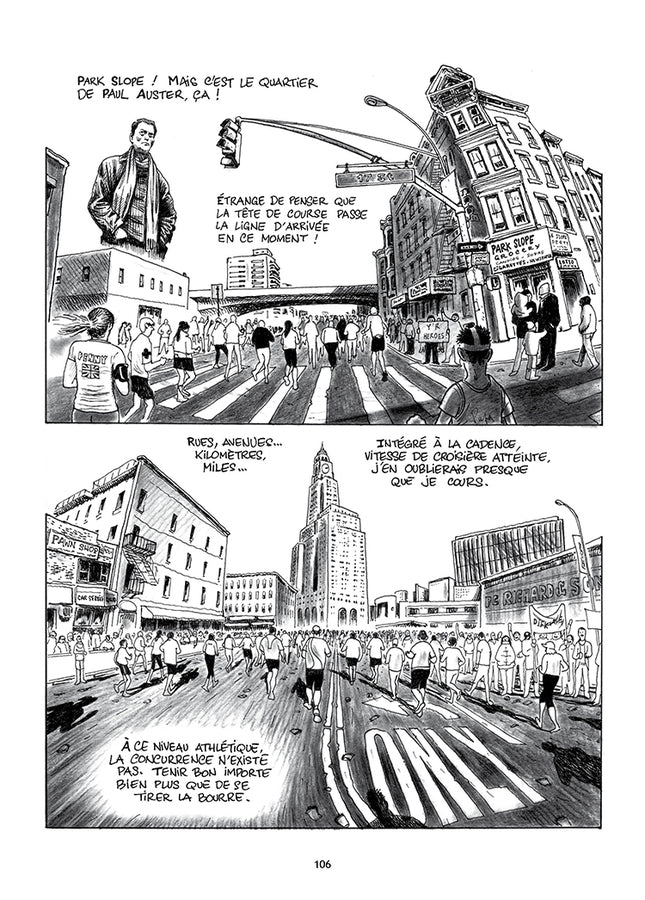 Le marathon de New York à la petite semelle