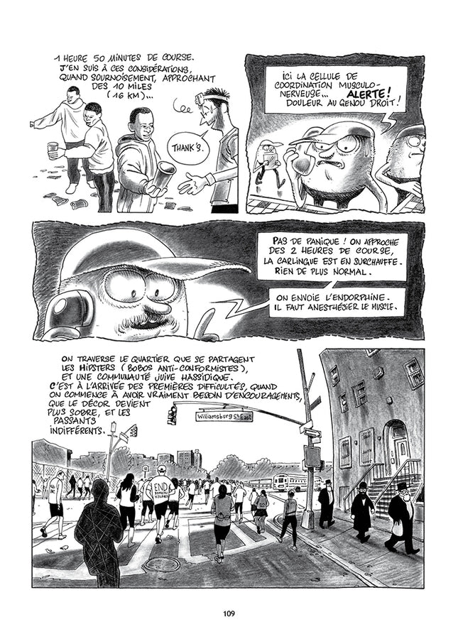 Le marathon de New York à la petite semelle