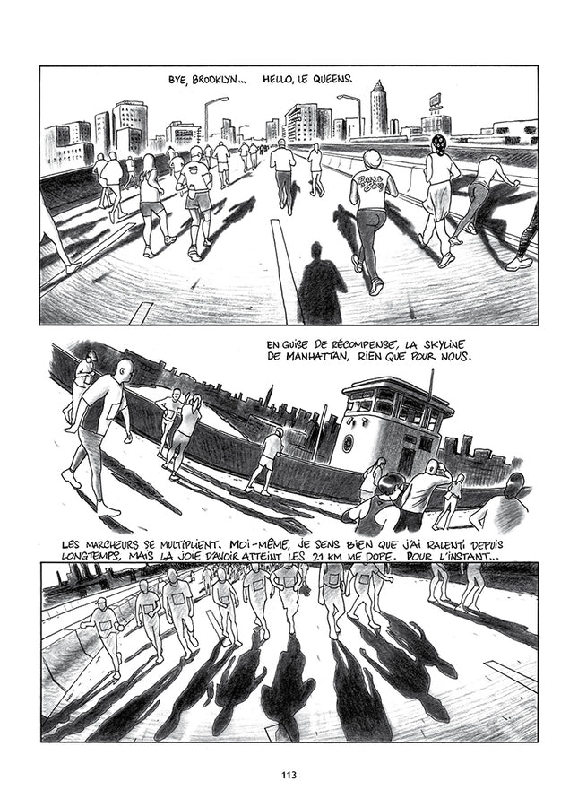 Le marathon de New York à la petite semelle