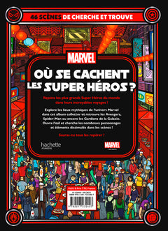 Marvel - Où se cachent les super héros ? 500 éléments à trouver - Cherche et trouve
