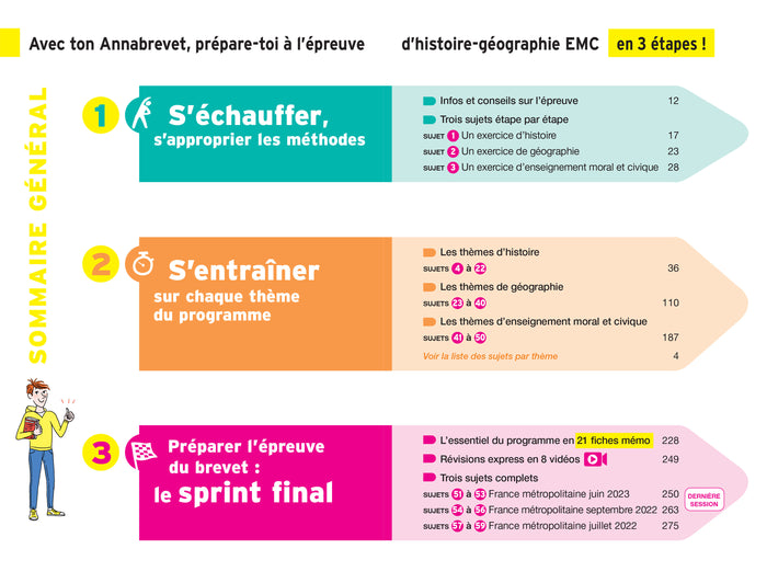 Annales du brevet Annabrevet 2024 Histoire-géographie EMC 3e