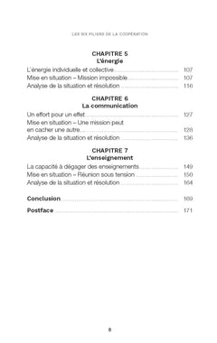 Les six piliers de la coopération