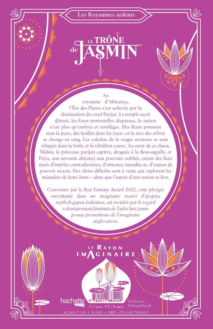 Le trône de jasmin (Les Royaumes ardents, Tome 1)