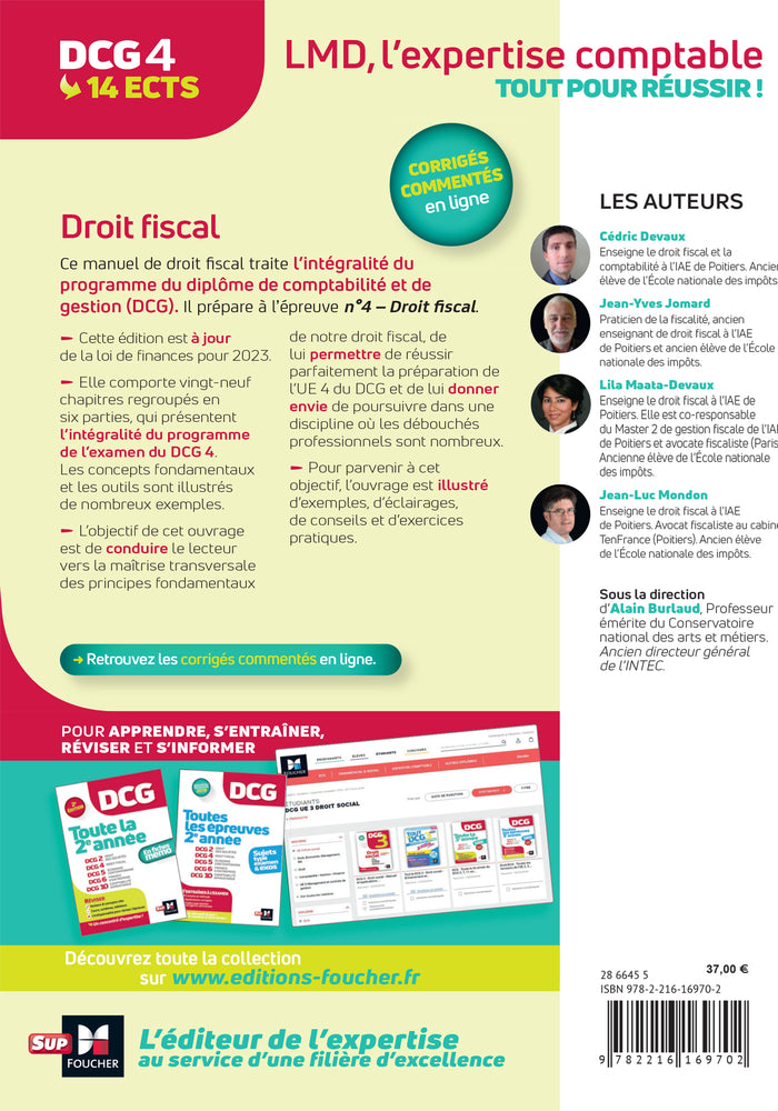 DCG 4 - Droit fiscal