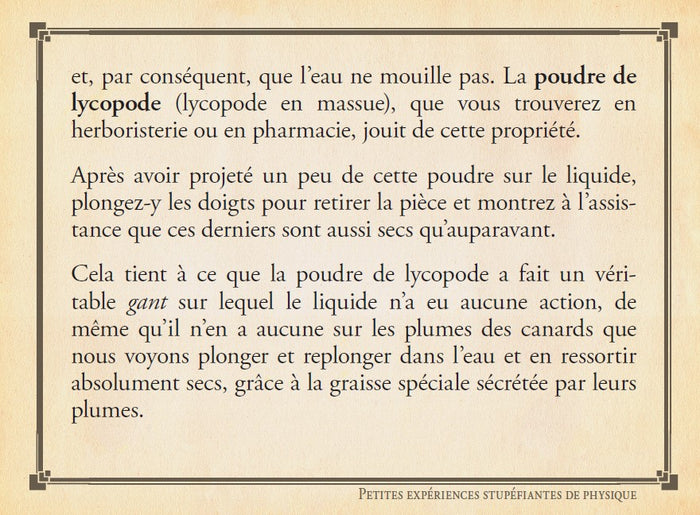 A vos expériences stupéfiantes