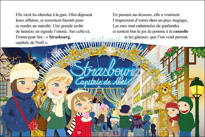 Emma au marché de Noël