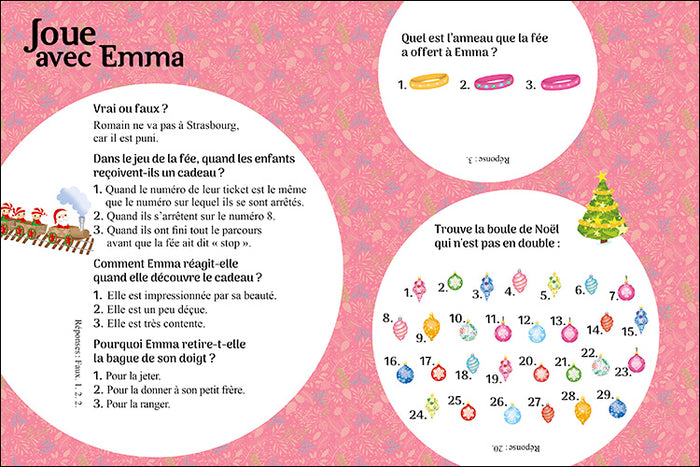 Emma au marché de Noël