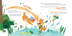 La petite poule rousse et rusé renard roux