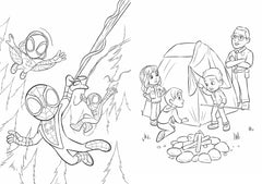 Spidey et ses amis extraordinaires - Mes coloriages avec stickers