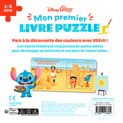 Mon premier livre puzzle - Stitch et les couleurs