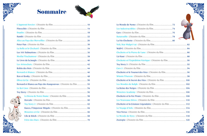 Disney - Pixar - 100 histoires pour rêver