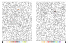 Mes Coloriages Magiques - Mystères