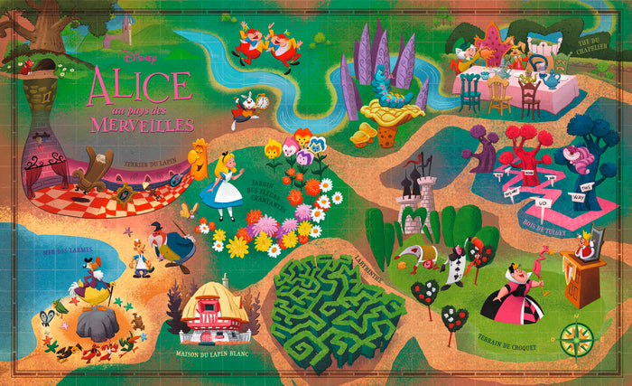 Le grand atlas - Nouvelle édition enrichie - 35 univers Disney et Pixar cartographiés