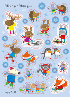 L'hiver en fête - Autocollants