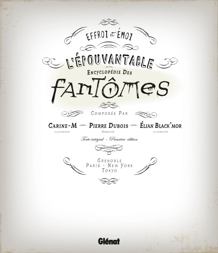 L'épouvantable encyclopédie des fantômes